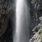 Wodospad na trasie ferraty Brigata Tridentina
