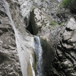 Boczny wodospad w Mauthner Klamm