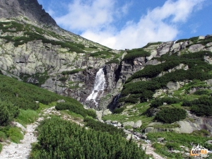 Wodospad Skok w Dolinie Młynickiej