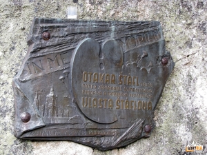 Cmentarz Symboliczny pod Osterwą - Otakar Štáfl i Vlasta Štáflova