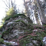 Wychodnia skalna na Wierchu nad Kamieniem