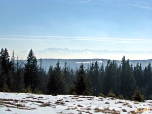 Panorama Tatr z Gorca Troszackiego