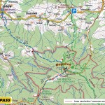 Mogielica - mapa turystyczna