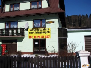 Wypożyczalnia nart w Obidowej