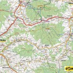 Beskid Wyspowy, mapa rejonu Ćwilina