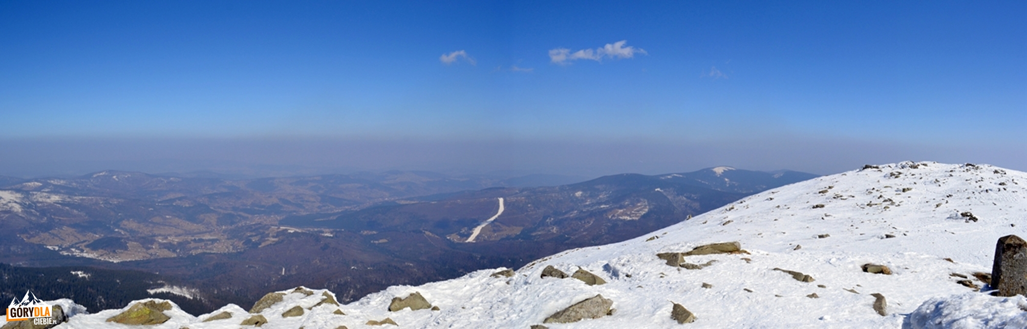 Panorama z Babiej Góry