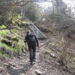 Wejście na szczyt Wysokiej 1050 m