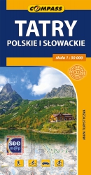 Tatry Polskie i Słowackie - mapa 2015
