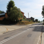 Skrzyżowanie ulic Długiej i Wiśmierskiego w Łapszach Niżnych
