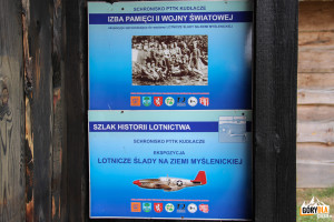 Ekspozycja "Lotnicze Ślady na Ziemi Myślenickiej" oraz "Izba Pamięci Drugiej Wojny Światowej"