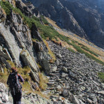 Kamienna ścieżka (żółty szlak) na Skrajny Granat