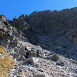 Żleb schodzący od Pańszczyckiej Przełęczy