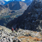 Zejście ze Skrajnego Granatu na Skrajną Sieczkową Przełączkę
