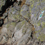 Poczatek zielonego szlaku z Zadniego Granatu do Koziej Dolinki