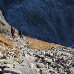 Zejścia z Zadniego Granatu do Koziej Dolinki