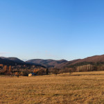 Beskid Niski - panorama z drogi z Hańczowej do Skwirtnego