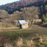 Kapliczka na szlaku Radocyna- Nieznajowa (Beskid Niski)
