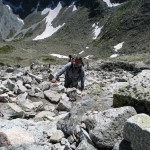 Przed samym szczytem Małej Wysokiej (2429 m)