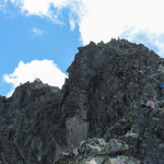 Wierzchołki Rysów - północny 2499 m i środkowy 2503 m