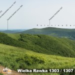 Wielka Rawka - panorama z opisem szczytów i miejscowości