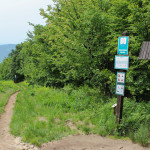 Szlak prowadzący na stronę słowacką
