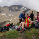 Odpoczynek na Pic Blanc du Galibier (2955 m)