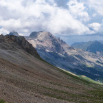 Zejscie z Pic Blanc du Galibier (2955 m)