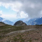 Widoki z drogi na Pic Blanc du Galibier