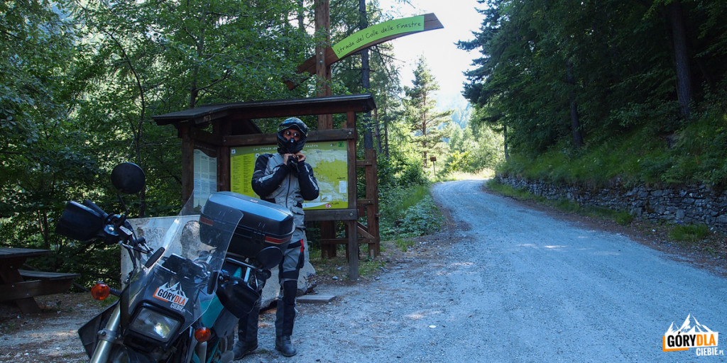 Początek i koniec Colle delle Finestre