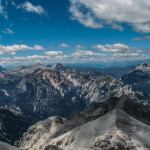 Panorama Dolomitów z Cristallino d’Ampezzo