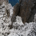 Widoki z trasy ferraty na Cristallino d’Ampezzo (3008 m)