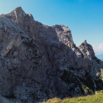 Widok z Mangartskiej Przełęczy (2055 m)