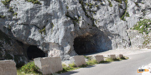 Kolejny tunel na Mangartskiej Drodze