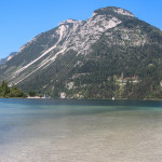 Jezioro Predil we Włoszech przy granicy ze Słowenią