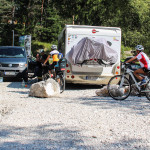 Kranjska Gora - parking przy jeziorze Jasna