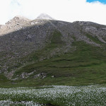 Droga na przełęcz Col Vieux (2806 m)