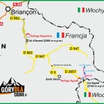 Saint Véran i Col Agnel - mapa