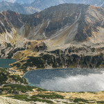 Dolina Pięciu Stawów Polskich widziana z Koziego Wierchu (2291 m)
