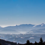 Panorama Małej Fatry ze szczytu Wielkiej Raczy (1236 m)