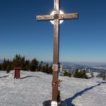„Krzyż pojednania” na szczycie Wielkiej Raczy (1236 m)