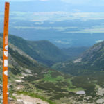 Widok z Bystrej (2248 m) na Dolinę Bystrą
