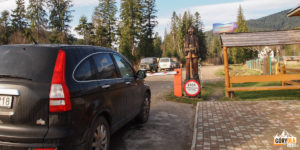 Wjazd do parku narodowego - Zawojela