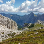 Alpy Julijskie - widok z trasy z Rudno polje do Planika dom