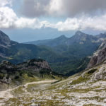 Alpy Julijskie - widok z trasy z Rudno polje do Planika dom