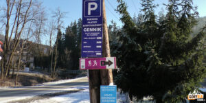 Obidowa - parkingi i tablice informacyjne