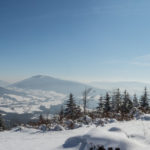 Panorama z podejścia na Lubogoszcz