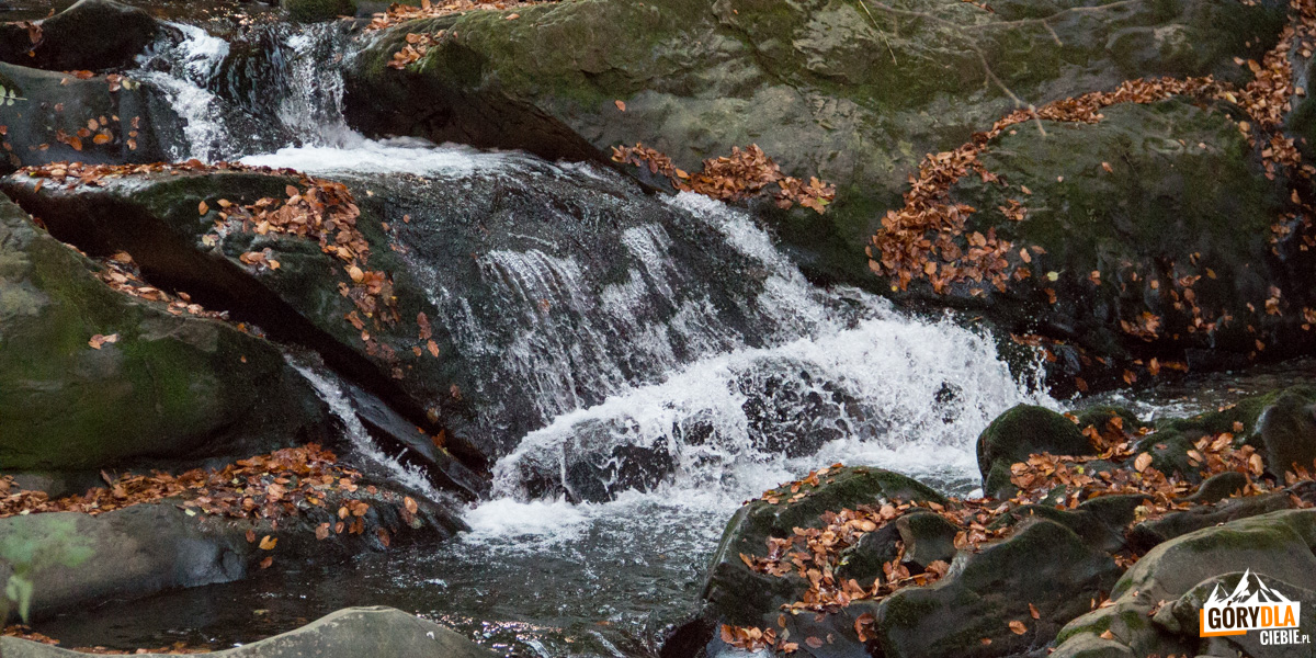 Wodospad na potoku Hylaty, zwany również Szepit