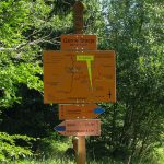 Polana Górna Stacje (930 m) w drodze na Eliaszówkę