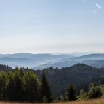 Panorama Gór Lubowelskich spod "Chatki pod Niemcową"