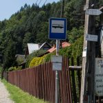 Kosarzyska - przystanek autobusowy przy Stanicy Harcerskiej